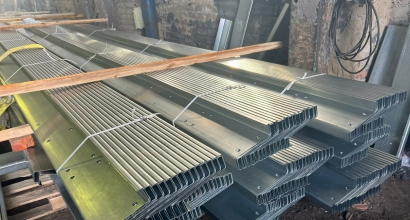 Производство Z-профиля (прогон) из стали