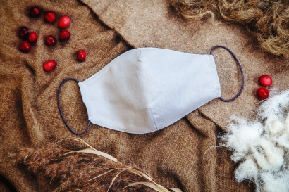 Маска для лица многоразовая 4-х слойная SalutemE