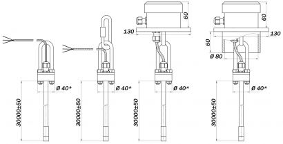 Цифровая термоподвеска (АИС-ЦТ)  6 метров, 6 датчиков