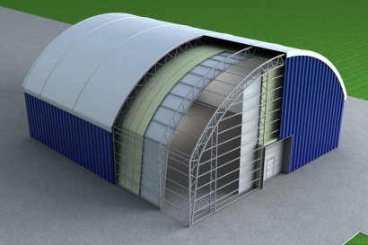 Быстровозводимые каркасные ангары