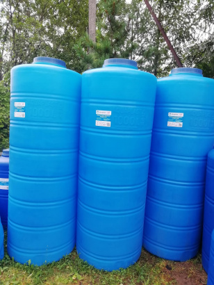 Емкость 15000 литров (15 кубов) вертикальная