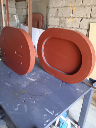 Горловины судовые Тип D стальные