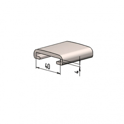 Поручень на перила ПЛ 40*4 мм (21 метр)