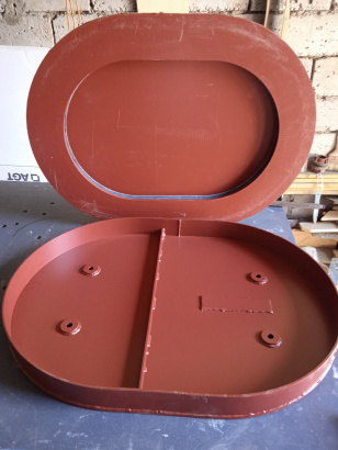 Горловины судовые Тип D стальные