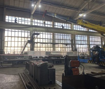 Нивелировка, рихтовка подкрановых, крановых путей