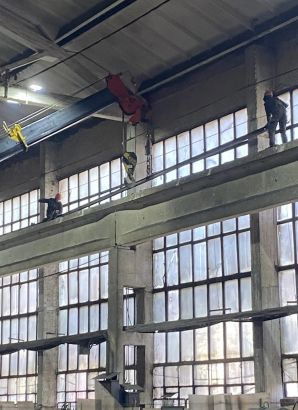 Нивелировка, рихтовка подкрановых, крановых путей