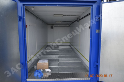 Модуль для тарного складирования горюче-смазочных и легковоспламеняемых жидкостей