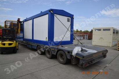 Модуль для тарного складирования горюче-смазочных и легковоспламеняемых жидкостей