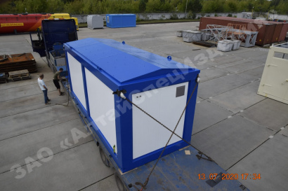 Модуль для тарного складирования горюче-смазочных и легковоспламеняемых жидкостей