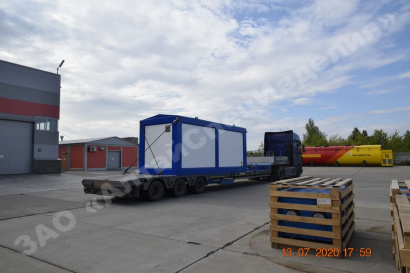 Модуль для тарного складирования горюче-смазочных и легковоспламеняемых жидкостей