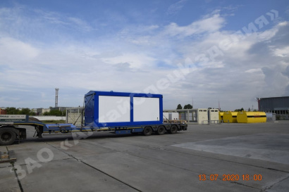 Модуль для тарного складирования горюче-смазочных и легковоспламеняемых жидкостей