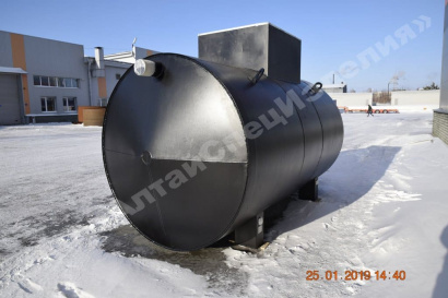 Резервуар горизонтальный стальной подземный