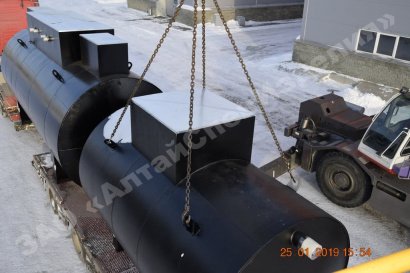 Резервуар горизонтальный стальной подземный