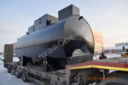 Резервуар горизонтальный стальной подземный