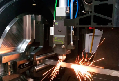 Резка круглых и профильных труб лазером на установке Hans Laser в Коломне