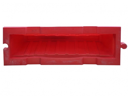 Барьер дорожный пластиковый вкладывающийся 1,5 м красный