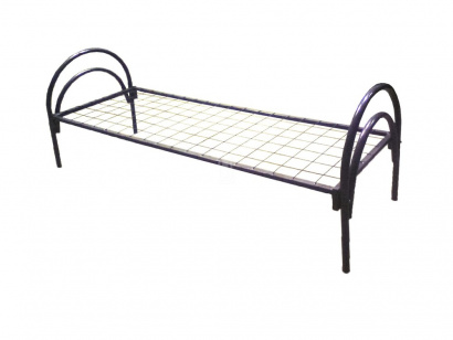 Кровати металлические одноярусные со сварной сеткой