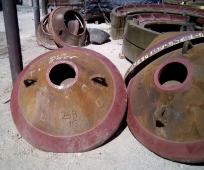 Броня конуса подвижная, неподвижная на дробилку КМД-1200 Гр и Т