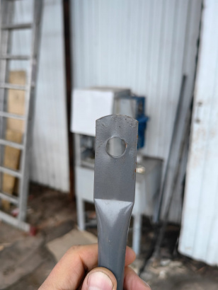 Автоматический пресс для изготовления горизонтальных и диагональных связей для рамных строительных лесов