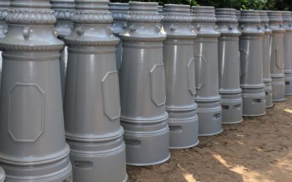 Производство чугунных цоколей для опор освещения