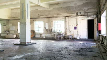 Промздание 2366 м2 + 1,35 га в центре Луги — всего 35 млн.руб.