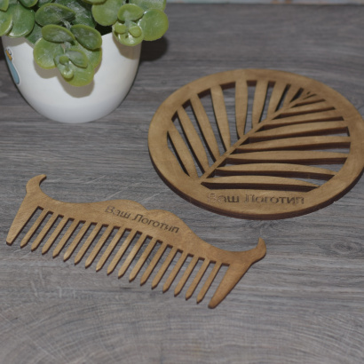 Мерч и сувениры с логотипом из дерева