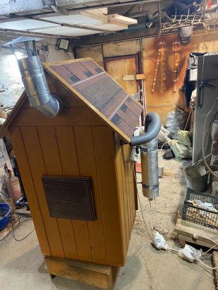 Деревянная экологически чистая коптильня