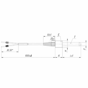 Термопары с кабельным выводом