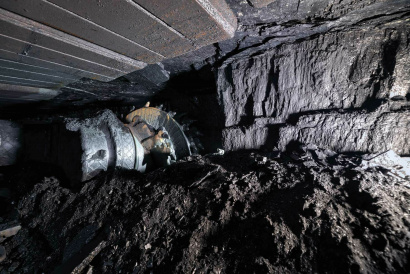 Добыча антрацита подземным способом