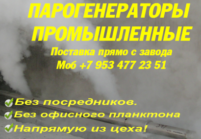 Парогенератор газовый промышленный