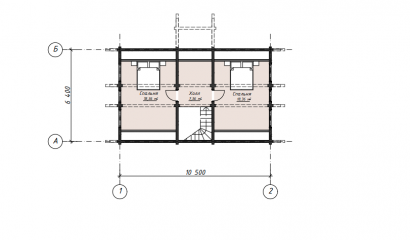 Дом из бруса "Гера"