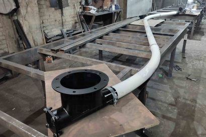 Гибкий шнековый транспортер