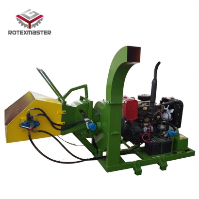 Мобильная  дробилка древесины  высокого качества для получения щеп древесных из китайского завода