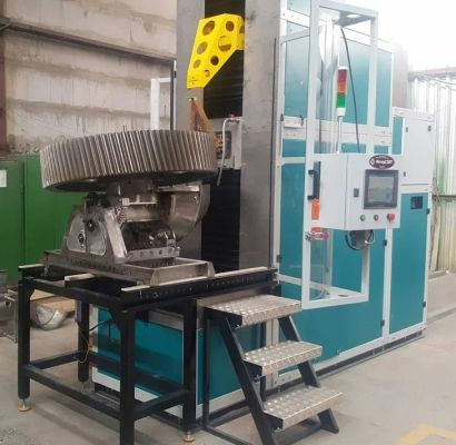 Вертикальный автоматизированный закалочный комплекс для термообработки деталей машиностроения