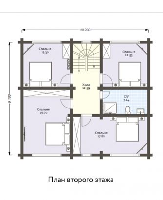 Дом из бруса "Артемида"