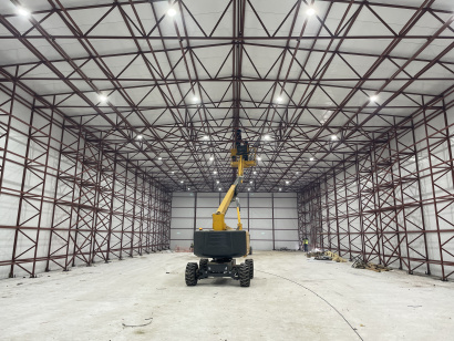 Быстровозводимые сборно-разборные ангары