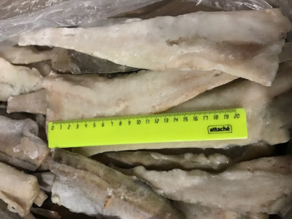 Филе минтая на коже