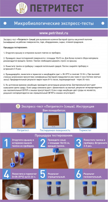 Петритест смыв на колиформы (БГКП)