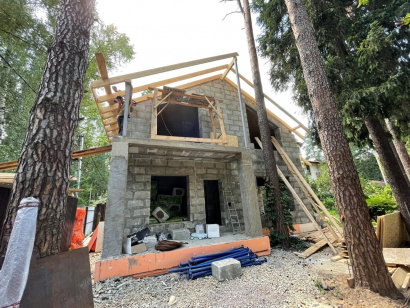 Домокомплект из полистиролбетона панели крупноформатные паз-гребень