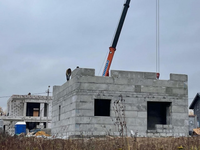 Домокомплект из полистиролбетона панели крупноформатные паз-гребень