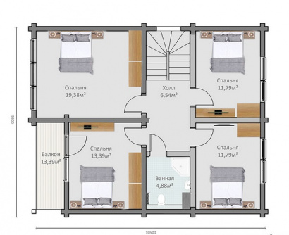 Дом из бруса "Калипсо"