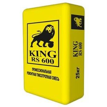 Полимерцементная ремонтная тиксотропная безусадочная сухая смесь King RS 600