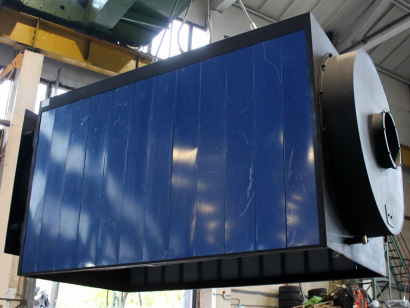 Котел водогрейный стальной газовый жаротрубный серия КПГ BISAN