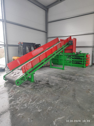 Пресс пакетировочный горизонтальный  Кубер-40Г Премиум