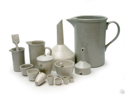 Лабораторная посуда из фарфора