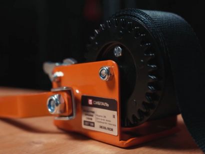 Лебедка ручная барабанная СибТаль, модель LRB, 450 кг, лента 10 м