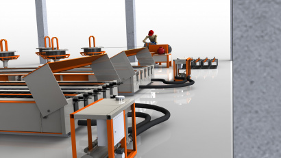 Технологическая  линия по производству световых опор св