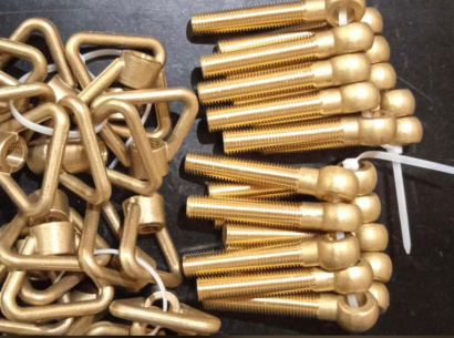 Гайки барашки, болты откидные судовые латунные ЛС 59