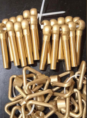 Гайки барашки, болты откидные судовые латунные ЛС 59