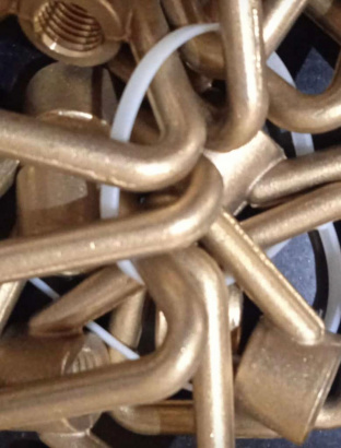 Латунные судовые болты барашки